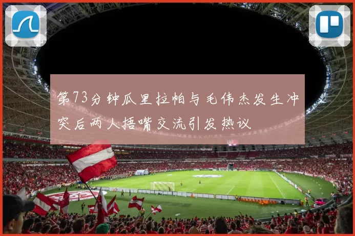 第73分钟瓜里拉帕与毛伟杰发生冲突后两人捂嘴交流引发热议